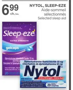 Proxim NYTOL, SLEEP-EZE Selected sleep aid offer