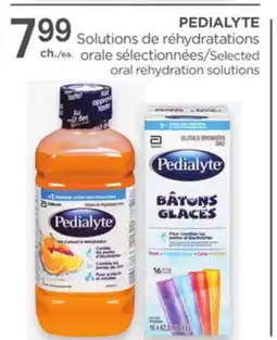 Proxim PEDIALYTE Selected oral rehydration solutions offer