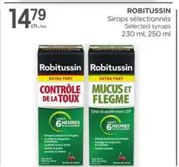 Proxim ROBITUSSIN Selected syrups offer