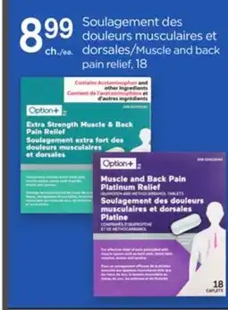 Proxim OPTION+ Muscle and back pain relief offer