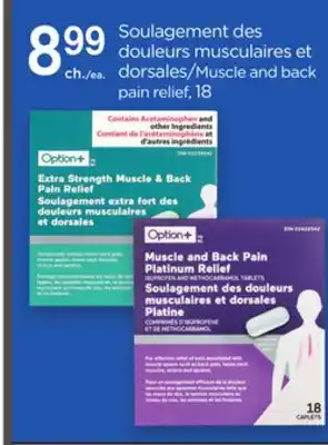 Proxim OPTION+ Muscle and back pain relief offer