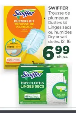 Proxim SWIFFER Dusters kit Dry or wet cloths offer