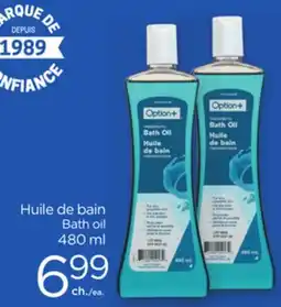 Proxim Option+ Bath oil offer