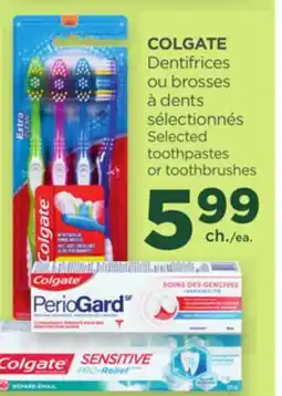 Proxim COLGATE Selected toothpastes or toothbrushes offer