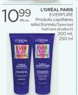 Proxim L'ORÉAL PARIS EVERPURE Selected haircare products offer