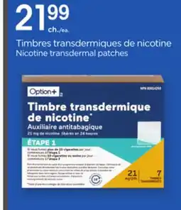 Proxim Option+ Nicotine transdermal patches offer