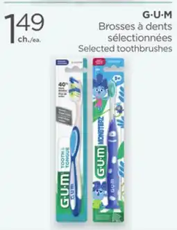 Proxim G·U·M Selected toothbrushes offer
