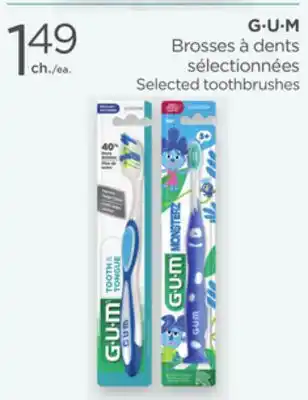 Proxim G·U·M Selected toothbrushes offer