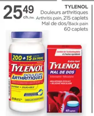 Proxim TYLENOL Arthritis pain, Back pain offer