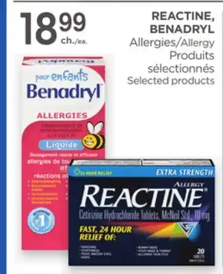 Proxim REACTINE, BENADRYL offer