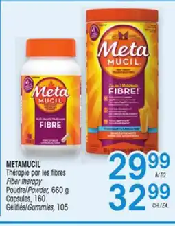 Uniprix METAMUCIL Thérapie par les fibres Fiber therapy Poudre/Powder / Capsules, 160 Gélifiés/Gummies offer