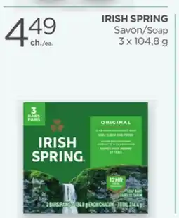 Proxim IRISH SPRING Soap offer