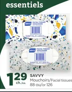 Proxim SAVVY Facial tissues offer