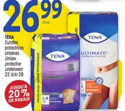 Uniprix TENA Culottes protectrices unisexes/Unisex protective underwear offer