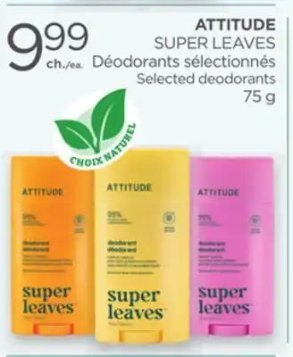 Proxim ATTITUDE SUPER LEAVES Selected deodorants offer