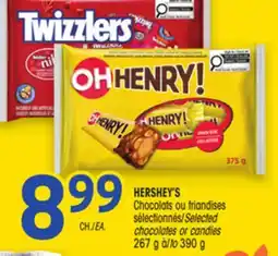 Uniprix HERSHEY'S Chocolats ou friandises sélectionnés/Selected chocolates or candies offer