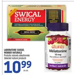 Uniprix LABORATOIRE SUISSE, WEBBER NATURALS Produits naturels sélectionnés / Selected natural products offer