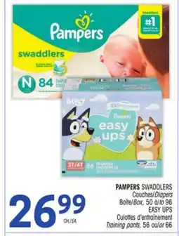 Uniprix PAMPERS SWADDLERS Couches/Diapers offer