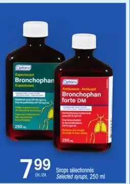 Uniprix Option+ Sirops sélectionnés /Selected syrups offer