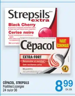 Uniprix CÉPACOL, STREPSILS Pastilles/Lozenges offer