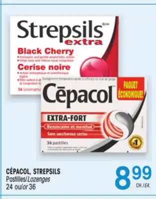 Uniprix CÉPACOL, STREPSILS Pastilles/Lozenges offer