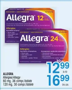 Uniprix ALLEGRA Allergies/Allergy offer