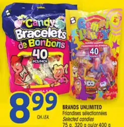 Uniprix BRANDS UNLIMITED Friandises sélectionnées / Selected candies offer