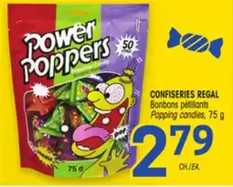 Uniprix CONFISERIES REGAL Bonbons pétillants / Popping candies offer