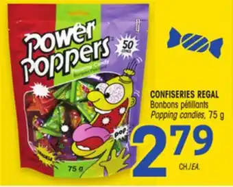 Uniprix CONFISERIES REGAL Bonbons pétillants / Popping candies offer