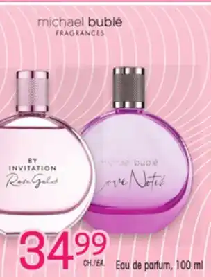 Uniprix Michael bublé Eau de parfum offer