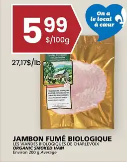 Rachelle-Bery Grocery ORGANIC SMOKED HAM offer