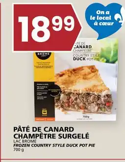Rachelle-Bery Grocery LAC BROME FROZEN COUNTRY STYLE DUCK POT PIE offer