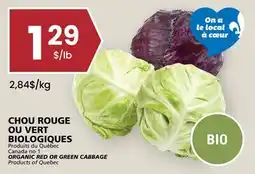 Rachelle-Bery Grocery ORGANIC RED OR GREEN CABBAGE offer