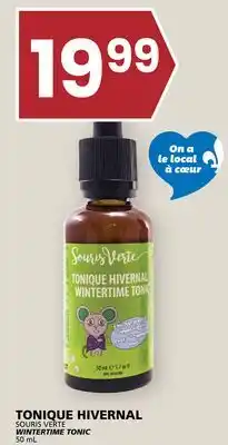 Rachelle-Bery Grocery SOURIS VERTE WINTERTIME TONIC offer
