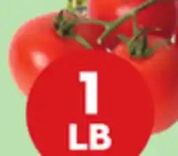 Giant Tiger 1 lb tomatoes on the vine offer