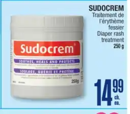 Jean Coutu SUDOCREM fessier Diaper rash treatment offer