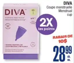 Jean Coutu DIVA Menstrual cup offer