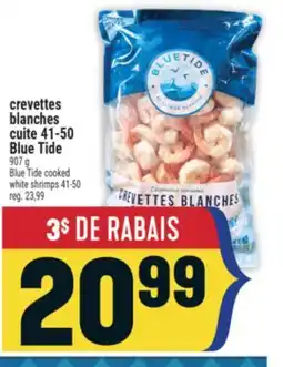 Marché Adonis Crevettes blanches cuite 41-50 Blue Tide | Blue Tide cooked white shrimps 41-50 offer
