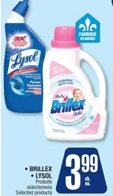 Jean Coutu BRILLEX, LYSOL Selected products offer