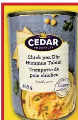 Marché Adonis Trempette de pois chiches Cedar | Cedar chickpea dip offer