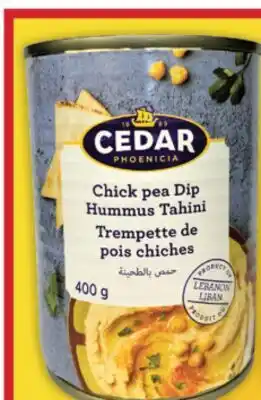 Marché Adonis Trempette de pois chiches Cedar | Cedar chickpea dip offer