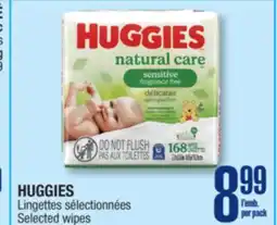 Jean Coutu HUGGIES Selected wipes offer