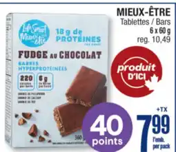 Jean Coutu MIEUX-ÊTRE Bars offer