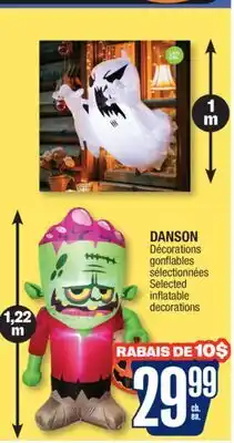 Jean Coutu DANSON Selected inflatable decorations offer
