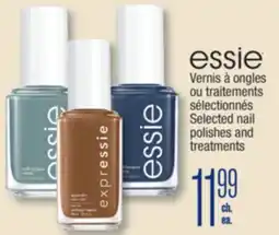 Jean Coutu ESSIE Selected nail polishes and treatments offer