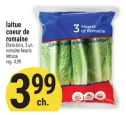 Marché Adonis LAITUE COEUR DE ROMAINE | ROMAINE HEARTS LETTUCE offer