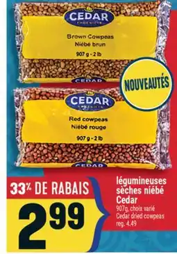 Marché Adonis LÉGUMINEUSES SÈCHES NIÉBÉ CEDAR | CEDAR DRIED COWPEAS offer