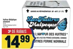Marché Adonis HUÎTRES MALPÊQUE STANDARD | STANDARD MALPEQUE OYSTERS offer