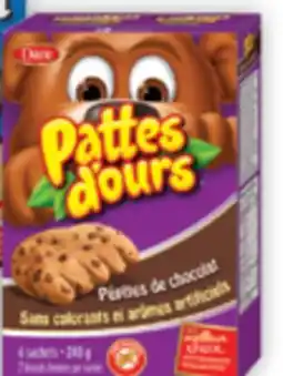 Marché Adonis Pattes d'Ours biscuits Dare | Dare bear paws cookies offer