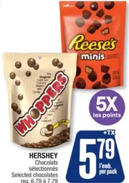 Jean Coutu HERSHEY Selected chocolates offer